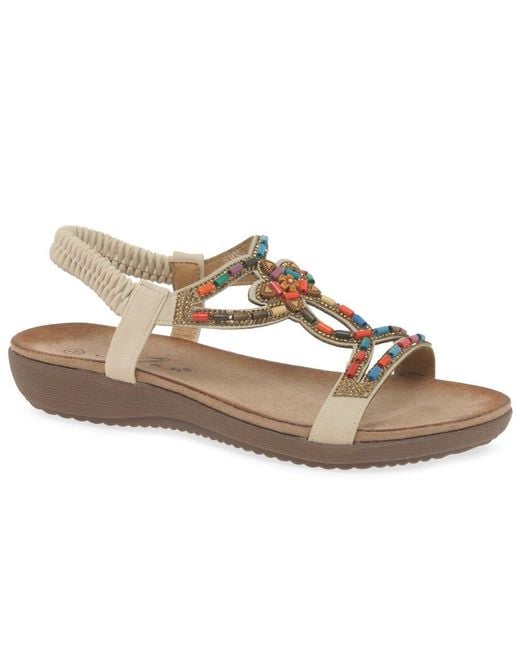 Lunar Brown Mariella Sandals