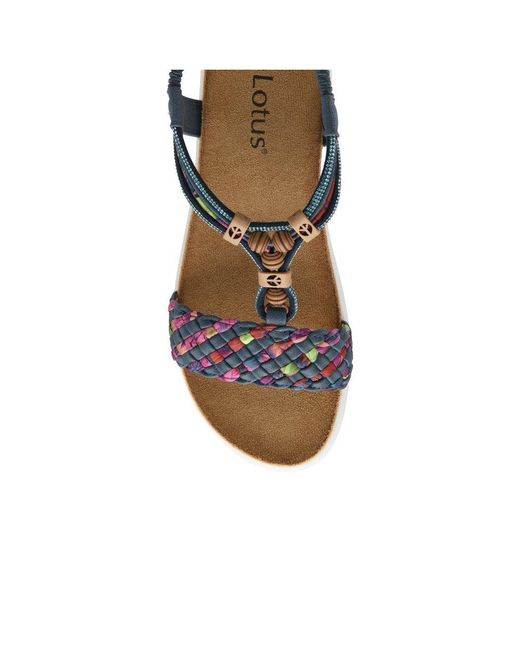 Lotus Blue Russo Sandals