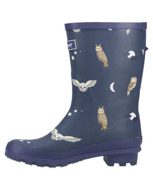 Cotswold Blue Woodland Mid Wellingtons