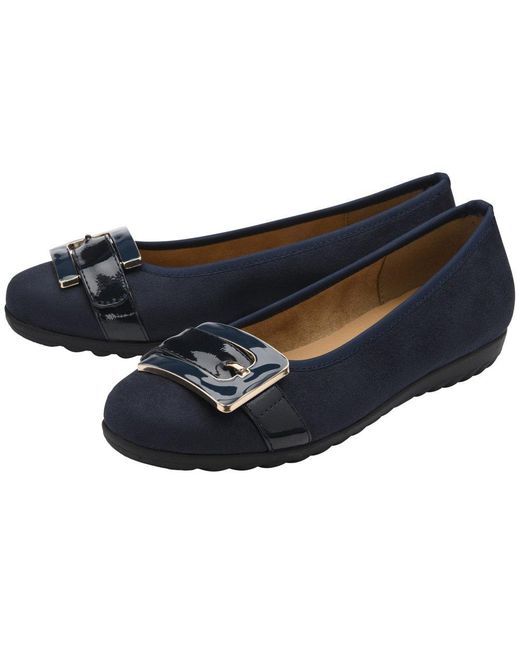 Lotus Blue Tandy Pumps