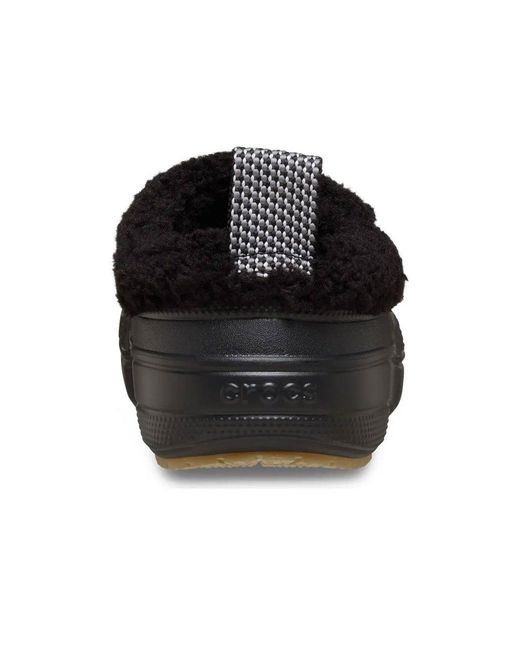 CROCSTM Black Classic Lined Shorty Clogs for men