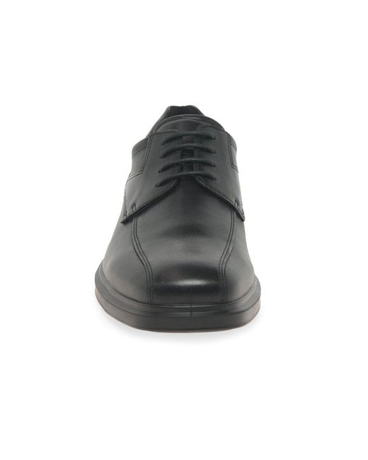 Ecco Black Helsinki 2 Bike Toe Tie Shoe Size for men