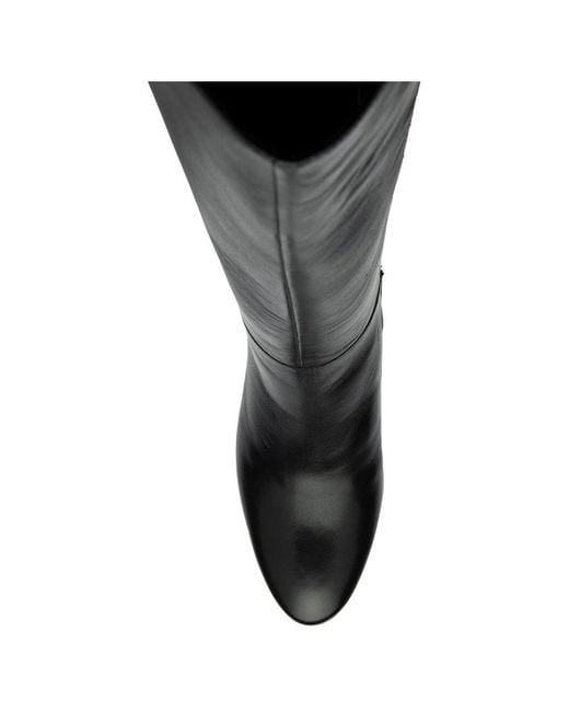 Ravel Black Bywell Heeled Knee High Boots