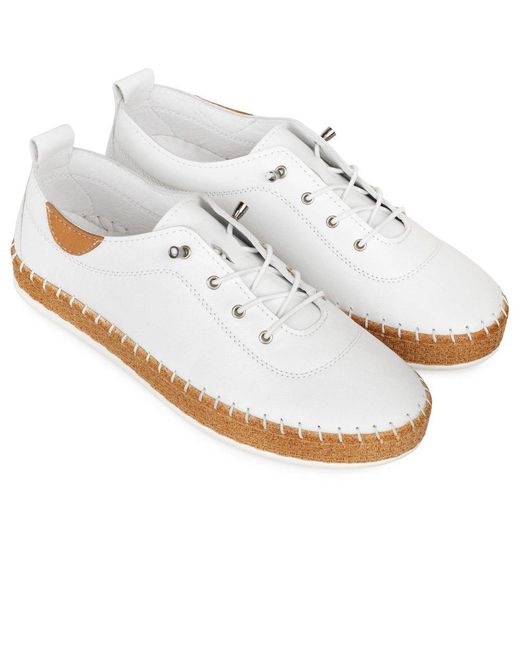 Lunar (GRS) White Evie Shoes