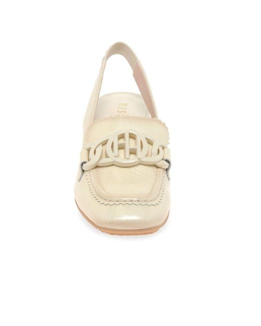 Hispanitas White Malta Link Open Court Shoes
