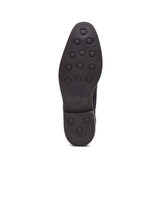 Base London Blue Eton Lace Up Shoes for men