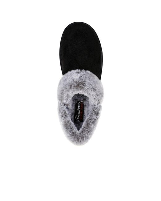 Skechers Black Cozy Campfire Fresh Toast 167219W-Blk Slip On Shoes
