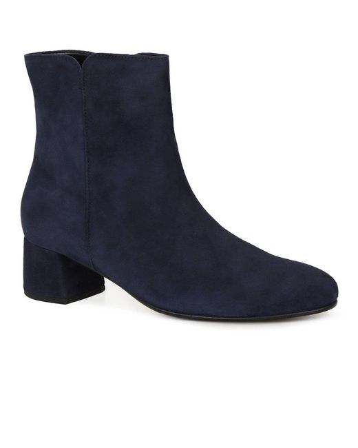 Gabor Purple Abbey Ankle Boots