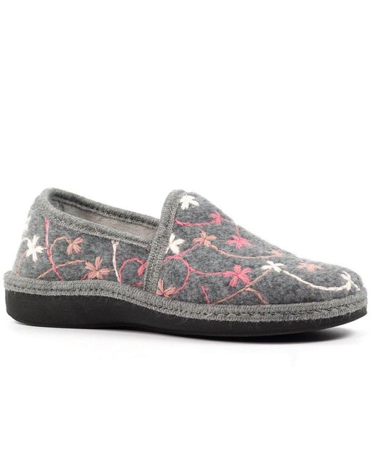 Lunar Gray Gibson Slippers