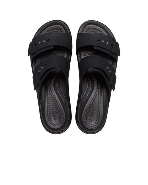 CROCSTM Black Brooklyn Sandals