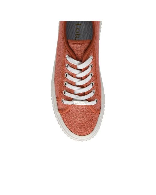 Lotus Red Aiday Trainers