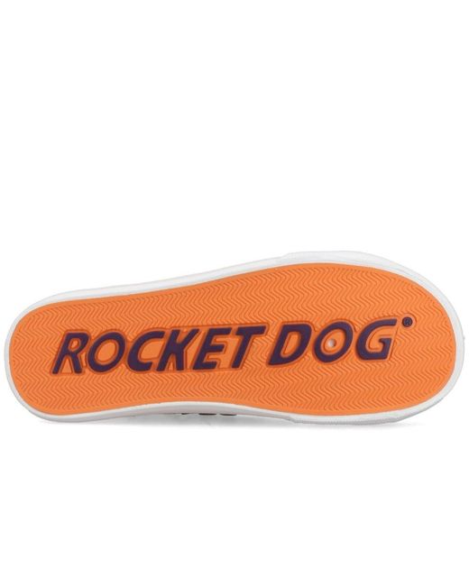 Rocket Dog Pink Jazzin Snap Trainers