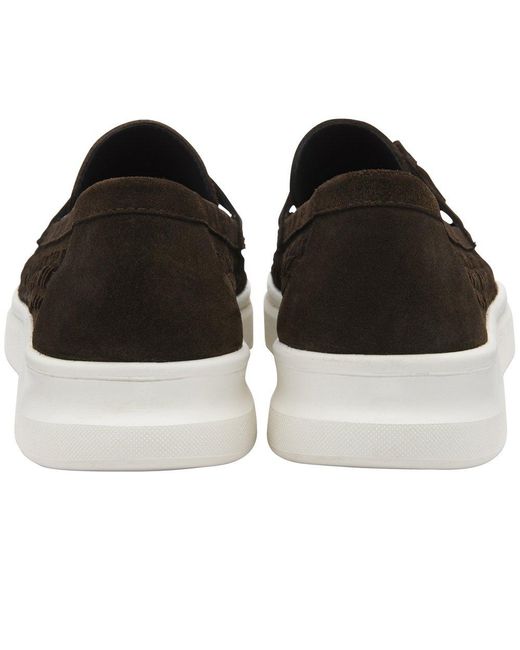 Frank Wright Black Robson Penny Loafers for men