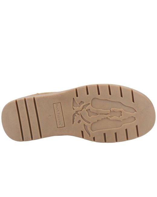 Hush Puppies Natural Leonie Suede Boots