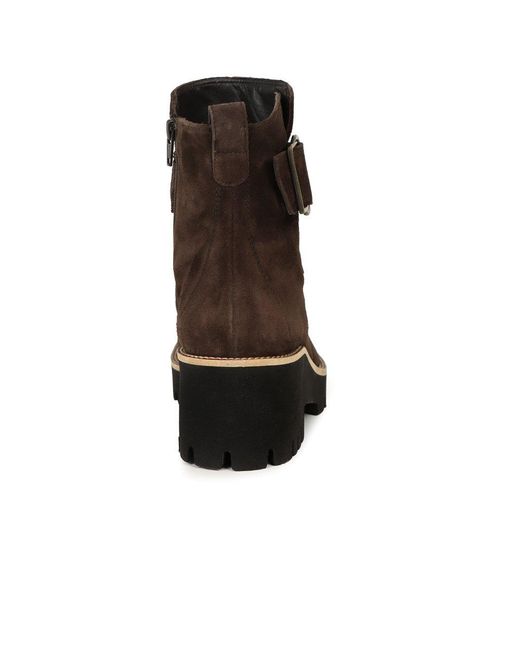 Paul Green Brown Mia Ankle Boots
