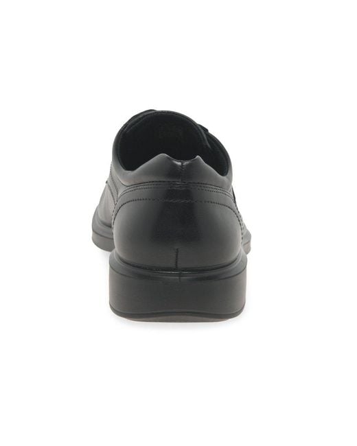 Ecco Black Helsinki 2 Bike Toe Tie Shoe Size for men