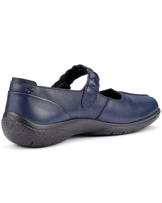 Hotter Blue Shake Ii Wide Fit Mary Jane Shoes
