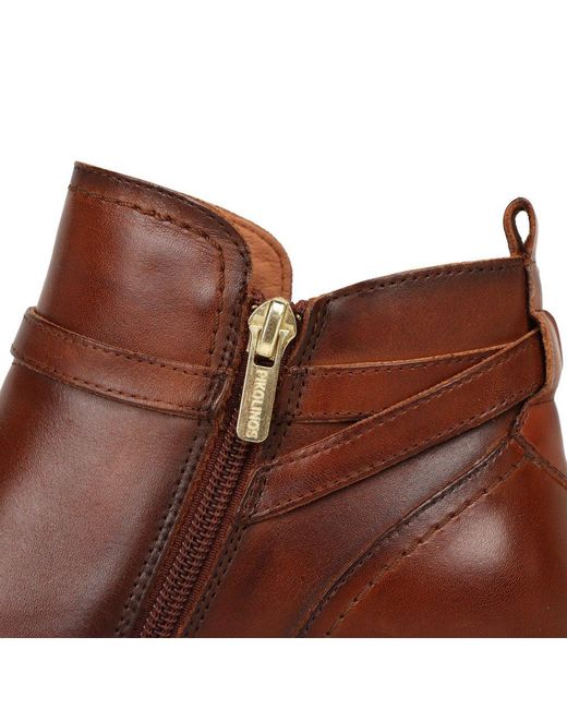 Pikolinos Brown Dixie Ankle Boots