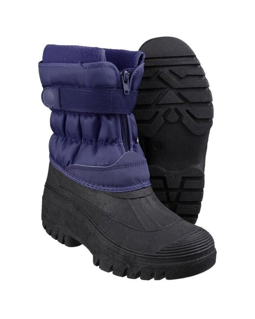 Cotswold Blue Chase Snow Boots