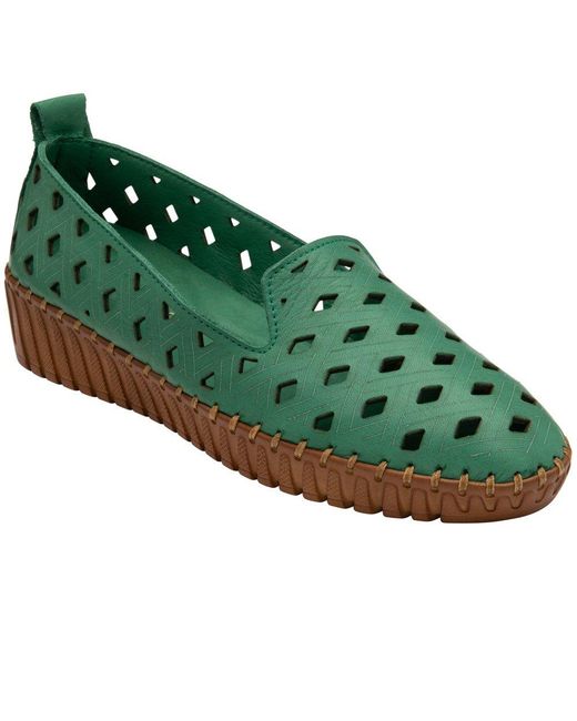 Lotus Green Karson Slip On Shoes