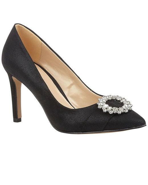 Lotus Black Radiance Court Shoes