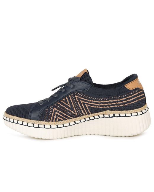 Skechers Blue Wilshire Blvd Trainers
