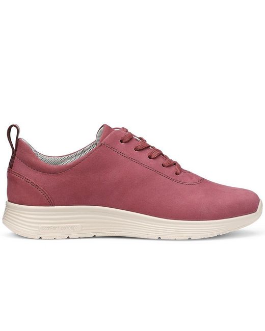 Hotter Purple Cosmos Wide Fit Trainers