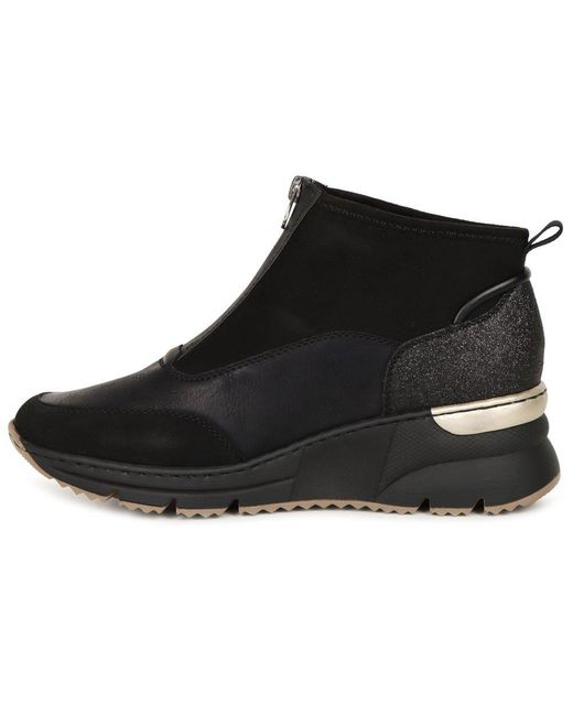 Rieker Black Kos Ankle Boots