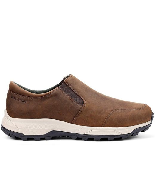 Hotter Brown Munro Waterproof Shoes for men