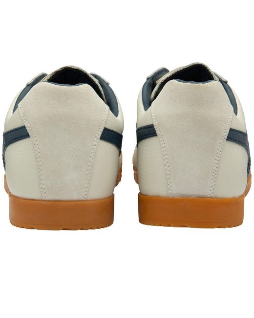 Gola Blue Harrier Leather Trainers for men