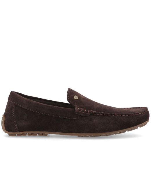 Hush Puppies Brown Ralph Suede Shoes for men
