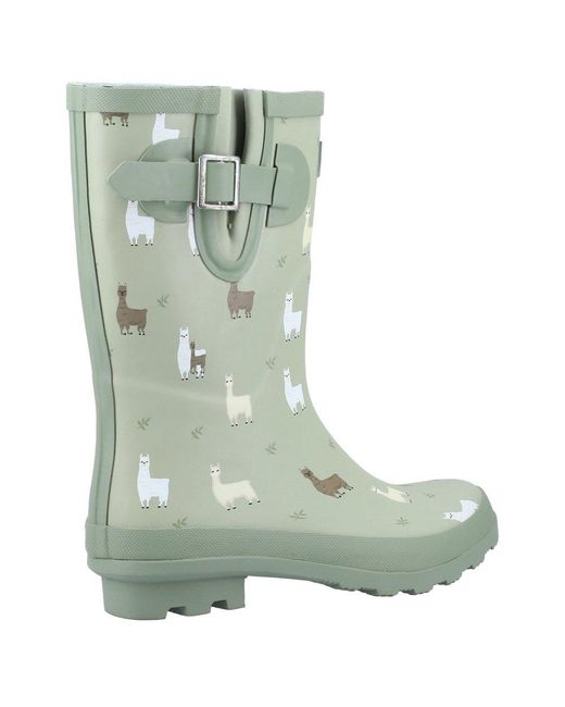 Cotswold Green Farmyard Mid Wellingtons Size: 3