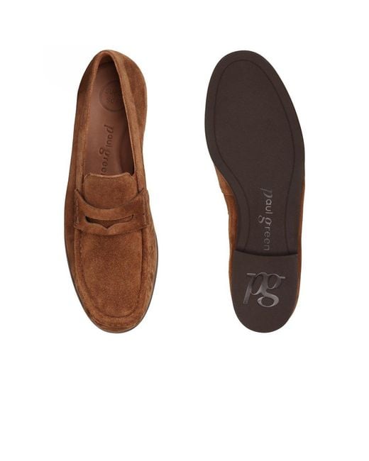 Paul Green Brown Juliette Penny Loafers