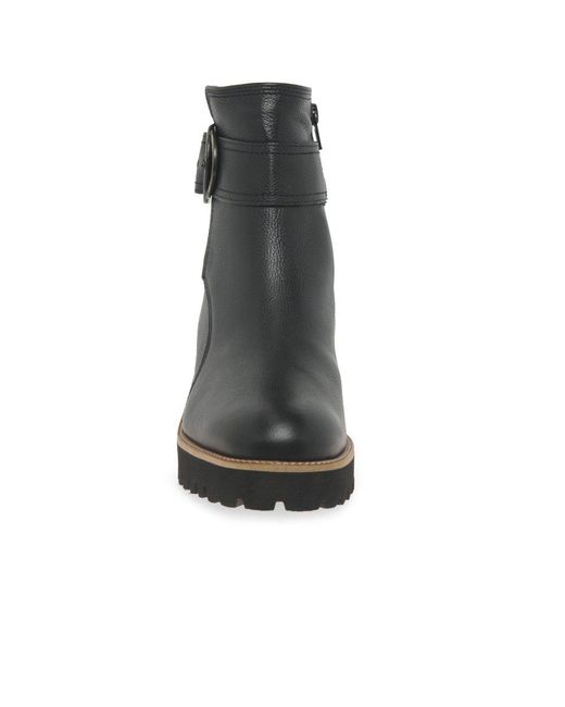 Paul Green Black Mia Ankle Boots