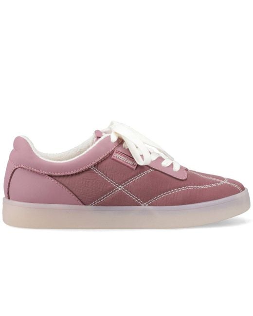 Rocket Dog Pink Kitty Nylon Pu Trainers