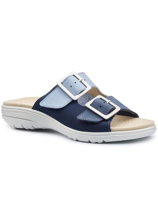 Hotter Blue Sunny Wide Fit Sandals