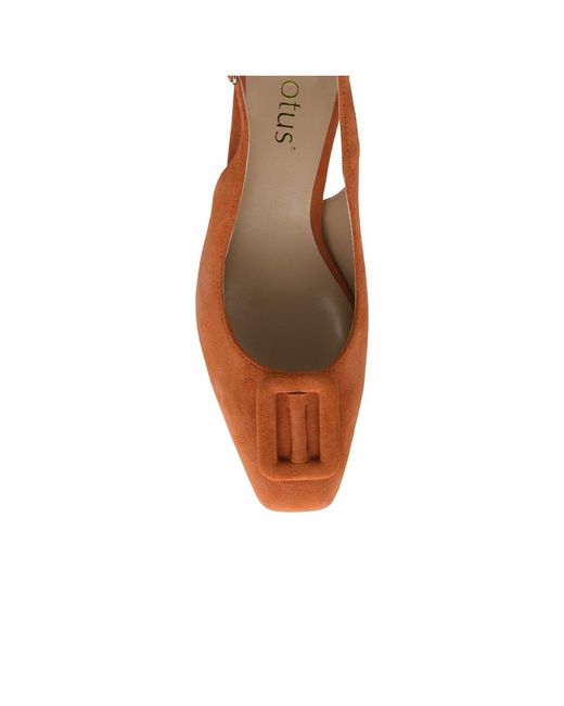 Lotus Brown Rochelle Court Shoes
