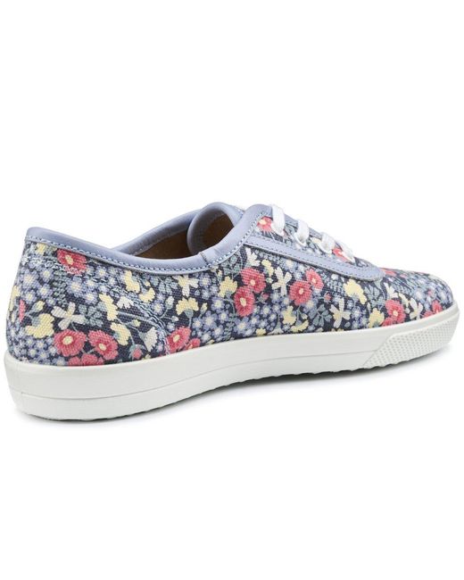 Hotter Blue Mabel Canvas Shoes
