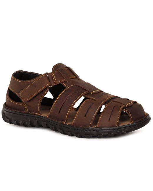 Lotus Brown Bruno Sandals for men