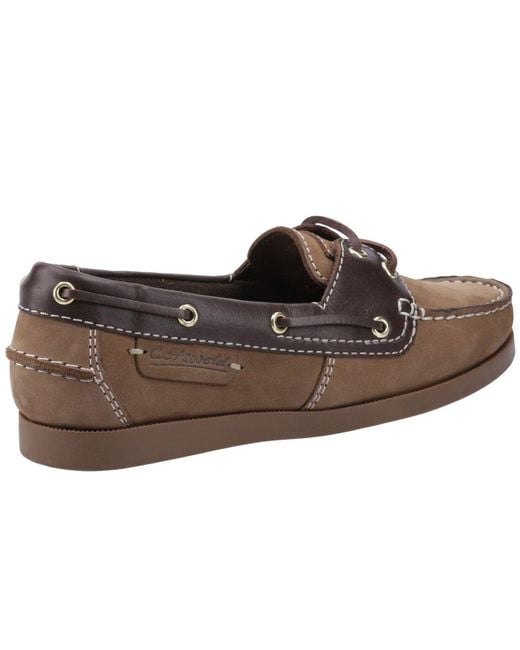 Cotswold Brown Waterlane Boat Shoes
