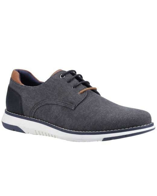 Hush Puppies Blue Bruce Lace Up Shoes for men