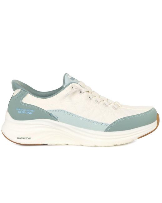 Skechers White Slip
