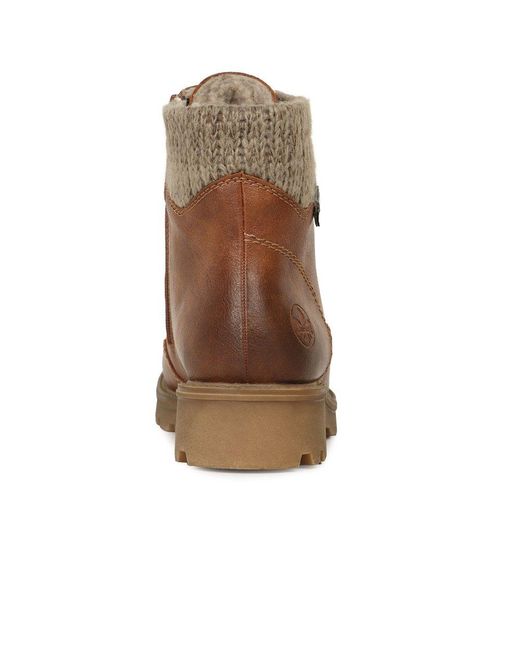 Rieker Brown Ampleforth Ankle Boots