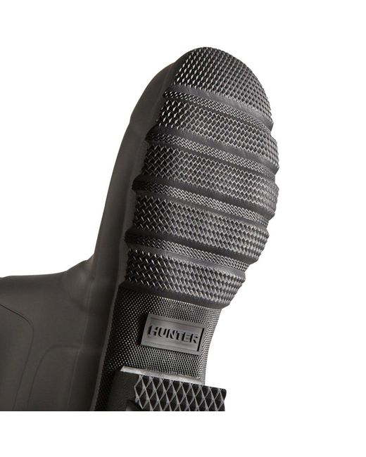Hunter Black Original Short Wellingtons for men
