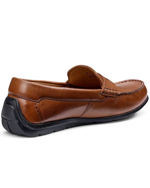 Hotter Brown Ewan Loafers for men
