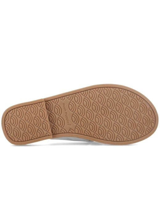 Hush Puppies Brown Amy Wide Fit Sandals