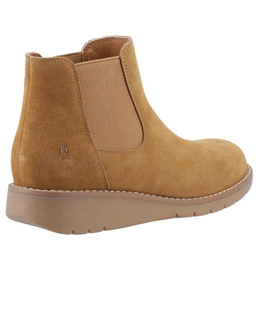 Hush Puppies Natural Leonie Suede Boots