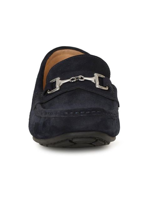 Loake Blue Hawthorn Loafers for men