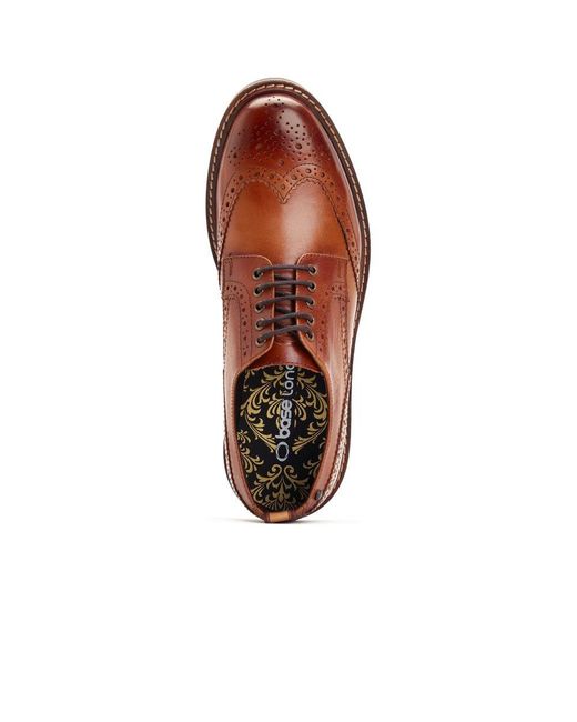 Base London Brown Jagger Brogues for men