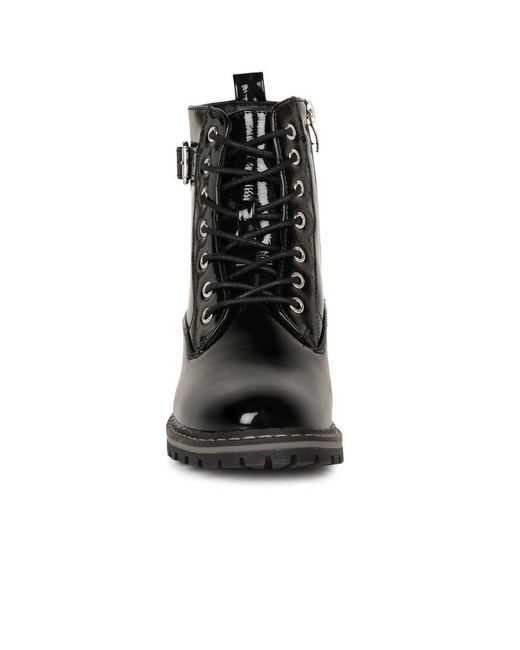 Lunar (GRS) Black Parlour Ankle Boots